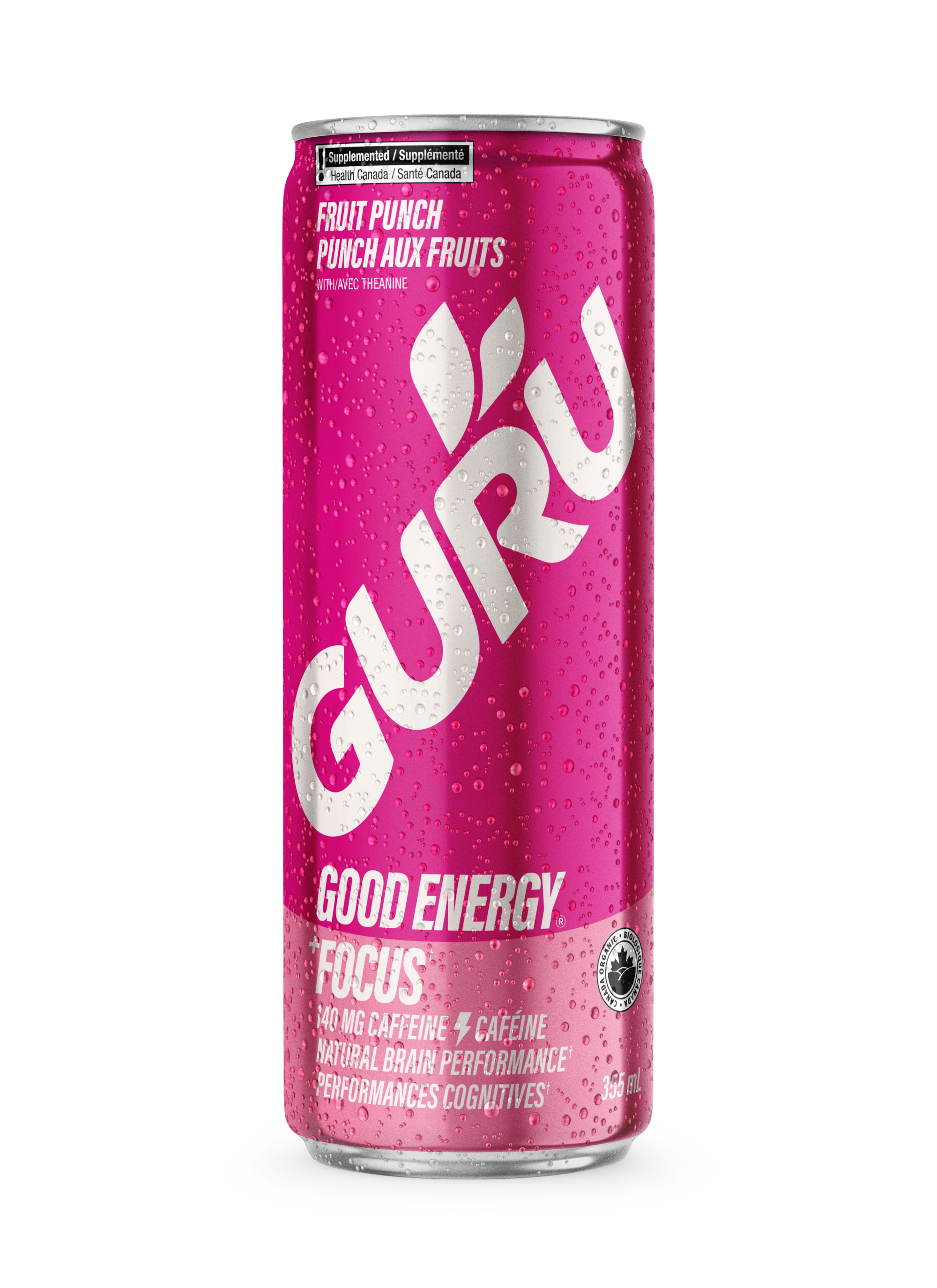 Image GURU GOOD ENERGY Fruit Punch 355ml